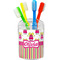 Pink Monsters & Stripes Bathroom Accessories Set (Personalized)