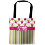 Pink Monsters & Stripes Auto Back Seat Organizer Bag (Personalized)