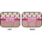 Pink Monsters & Stripes Car Floor Mats (Back Seat) (Approval)