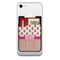 Pink Monsters & Stripes Cell Phone Credit Card Holder w/ Phone