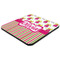 Pink Monsters & Stripes Coaster Set - FLAT (one)