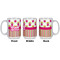 Pink Monsters & Stripes Coffee Mug - 15 oz - White APPROVAL