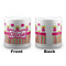 Pink Monsters & Stripes Coin Bank - Apvl