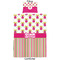 Pink Monsters & Stripes Comforter Set - Twin - Approval