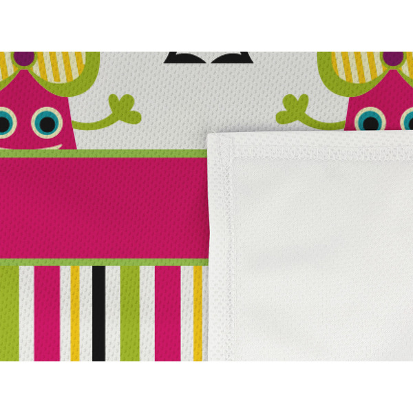 Pink Monsters & Stripes Cooling Towel- Detail