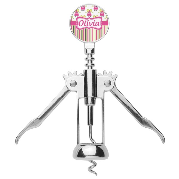 Pink Monsters & Stripes Corkscrew - Alt