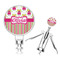 Pink Monsters & Stripes Corkscrew (Personalized)