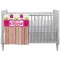 Pink Monsters & Stripes Crib - Profile