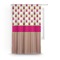 Pink Monsters & Stripes Curtain - 50"x84" Panel