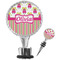 Pink Monsters & Stripes Wine Bottle Stopper (Personalized)