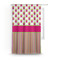 Pink Monsters & Stripes Curtain Panel - Custom Size