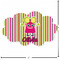 Pink Monsters & Stripes Custom Shape Iron On Patches - L - APPROVAL