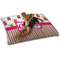 Pink Monsters & Stripes Dog Bed - Small LIFESTYLE