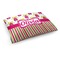 Pink Monsters & Stripes Dog Bed - Medium w/ Name or Text