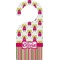 Pink Monsters & Stripes Door Hanger (Personalized)