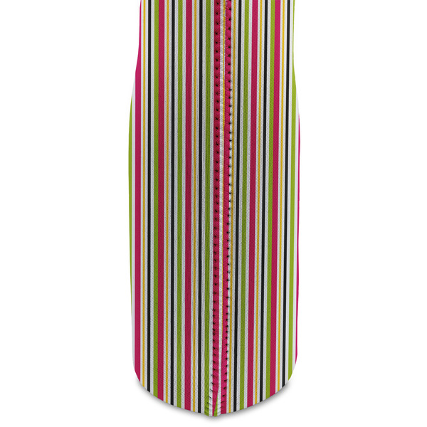 Pink Monsters & Stripes Double Wine Tote - DETAIL 2 (new)