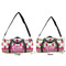 Pink Monsters & Stripes Duffle Bag Small and Large