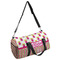 Pink Monsters & Stripes Duffel Bag - Large (Personalized)