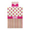 Pink Monsters & Stripes Duvet Cover Set - Twin XL - Alt Approval