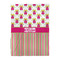 Pink Monsters & Stripes Duvet Cover - Twin XL - Front