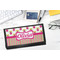 Pink Monsters & Stripes DyeTrans Checkbook Cover - LIFESTYLE