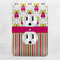 Pink Monsters & Stripes Electric Outlet Plate - LIFESTYLE