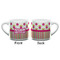 Pink Monsters & Stripes Espresso Cup - 6oz (Double Shot) (APPROVAL)