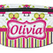 Pink Monsters & Stripes Fanny Pack - Closeup