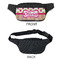 Pink Monsters & Stripes Fanny Packs - APPROVAL