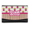Pink Monsters & Stripes Genuine Leather Womens Wallet - Front/Main