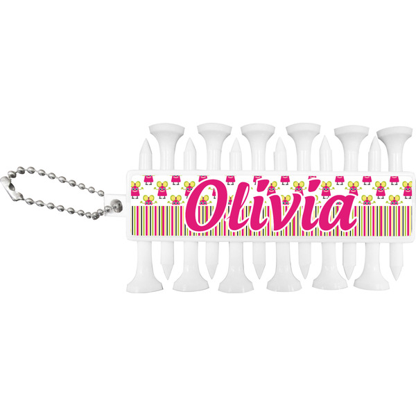 Pink Monsters & Stripes Golf Buddy