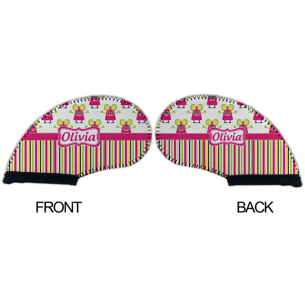 Pink Monsters & Stripes Golf Club Covers - APPROVAL