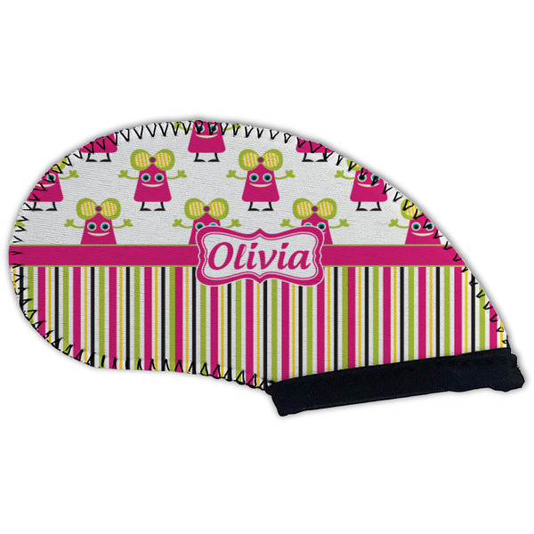 Pink Monsters & Stripes Golf Club Covers - BACK