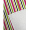 Pink Monsters & Stripes Golf Towel - Detail