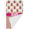 Pink Monsters & Stripes Golf Towel - Folded (Large)