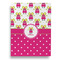Pink Monsters & Stripes House Flags - Double Sided - BACK