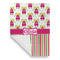 Pink Monsters & Stripes House Flags - Single Sided - FRONT FOLDED