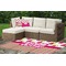 Pink Monsters & Stripes Outdoor Mat & Cushions