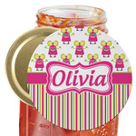Pink Monsters & Stripes Jar Opener (Personalized)