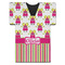 Pink Monsters & Stripes Jersey Bottle Cooler (Personalized)