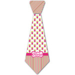Pink Monsters & Stripes Iron On Tie - 4 Sizes w/ Name or Text