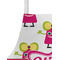 Pink Monsters & Stripes Kid's Aprons - Detail