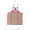 Pink Monsters & Stripes Kid's Apron - Medium (Personalized)