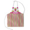 Pink Monsters & Stripes Kid's Apron - Small (Personalized)