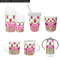 Pink Monsters & Stripes Kid's Drinkware - Customized & Personalized