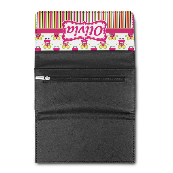 Pink Monsters & Stripes Ladies Wallet  (Personalized Opt)