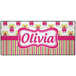 Pink Monsters & Stripes Gaming Mouse Pad (Personalized)