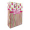 Pink Monsters & Stripes Large Gift Bag (Personalized)