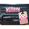 Pink Monsters & Stripes Luggage Wrap & Tag