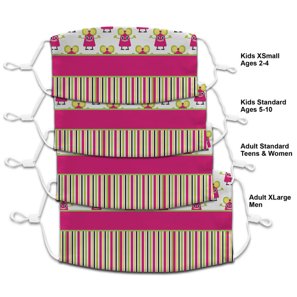 Pink Monsters & Stripes Mask1 Composite